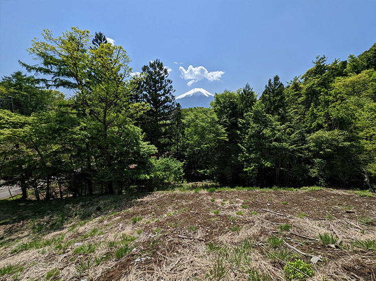 富士山が見える即建築可能な土地